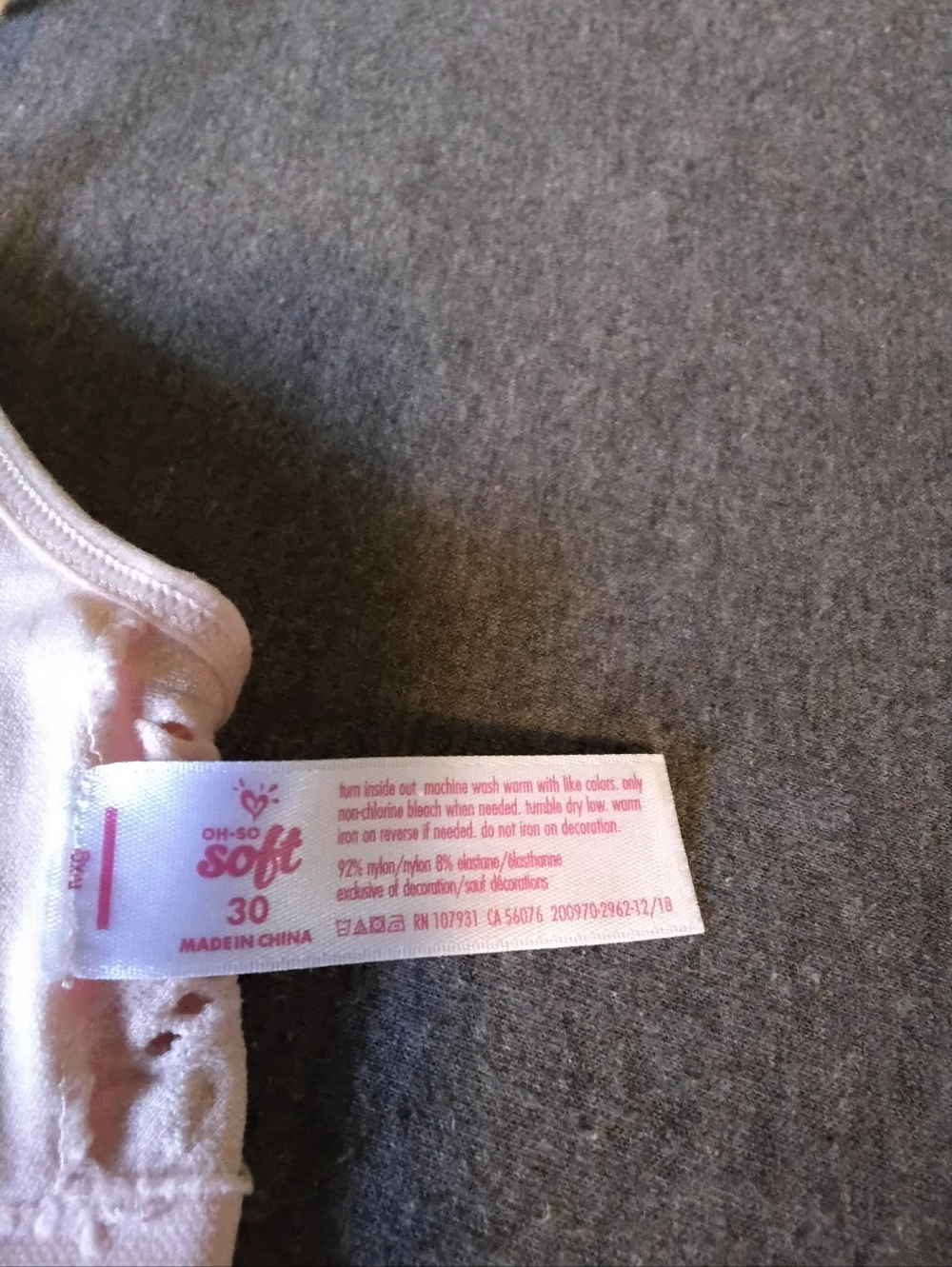 Wonder Nation & Justice Girls Bras Size 30 3-Pack T-Shirt Bra Bundle - Picture 7 of 7